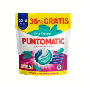 Detergente Capsulas Puntomatic Frescor 22ds+8